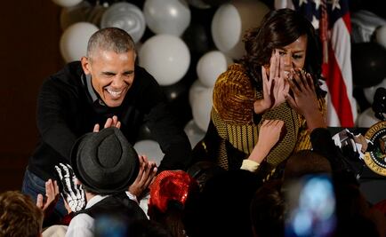 Los Obama festejan su último Halloween en la Casa Blanca 
