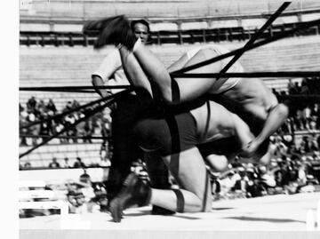 Las primeras luchas libres en la capital