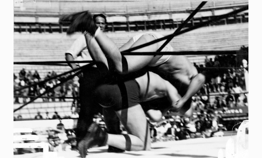 Las primeras luchas libres en la capital