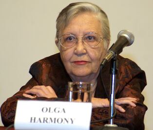 Olga Harmony partió... y sin el Premio Fernando Benítez