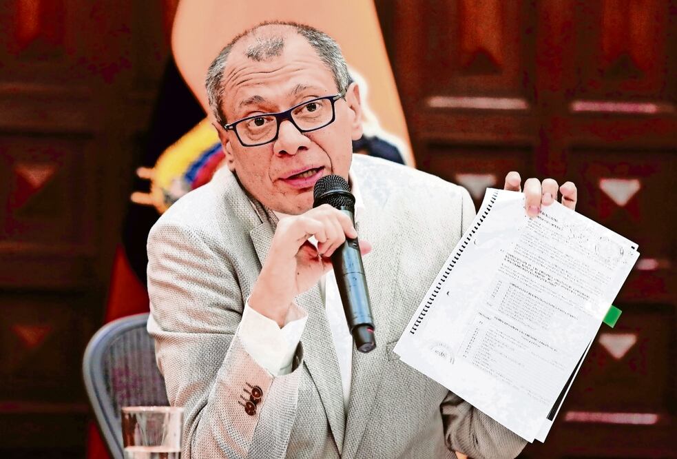 El entonces vicepresidente de Ecuador, Jorge Glas, en septiembre de 2017. Foto: de EFE