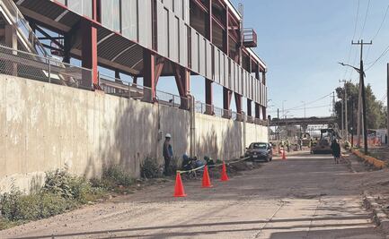 Sin acceso peatonal  a estación de tren