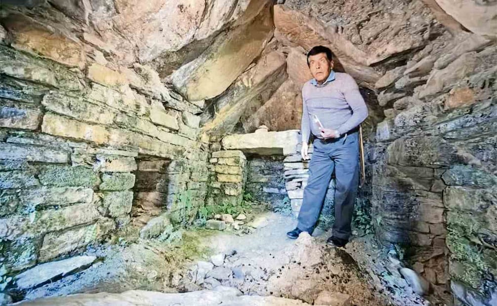 San Mateo Yoloxochitlán, Oax.— En un cerro que los pobladores llaman El Fortín, sobre el cual se levantan cultivos de maíz y café, se encuentran al menos 25 ruinas que aún no han sido exploradas por el INAH. Foto: Edwin Hernández / EL UNIVERSAL