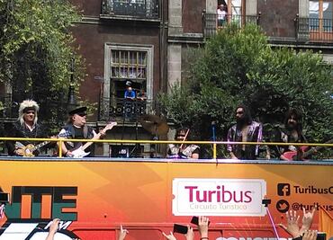 Moderatto hace "turiconcierto" en el Zócalo