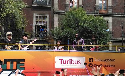 Moderatto hace "turiconcierto" en el Zócalo