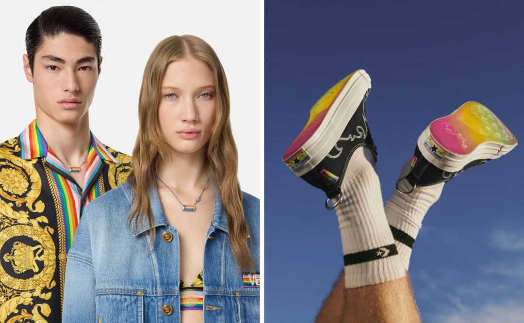 Foto: Versace y Converse