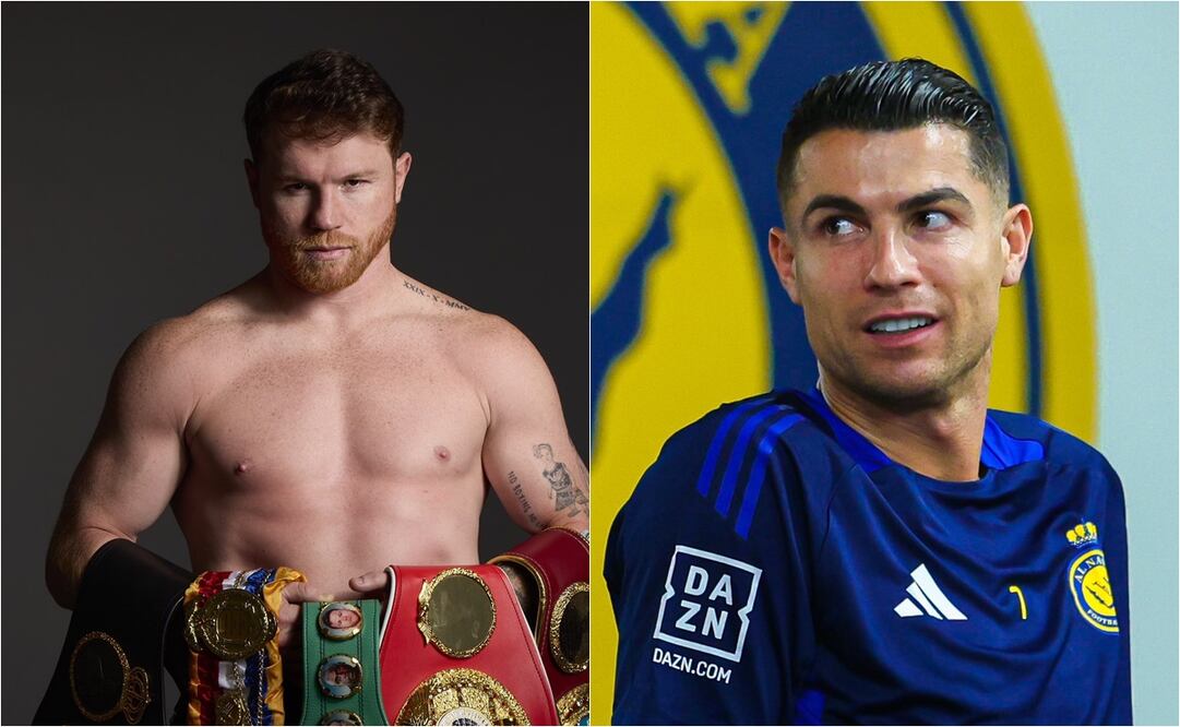 FOTO: ESPECIAL - Canelo Álvarez y Cristiano Ronaldo