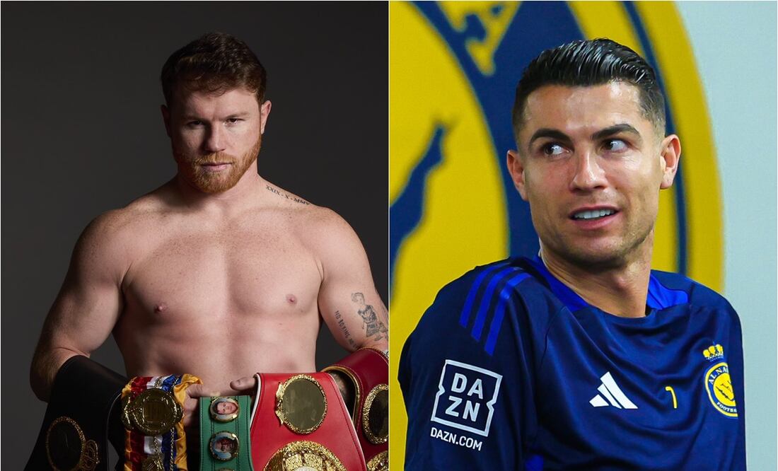 FOTO: ESPECIAL - Canelo Álvarez lanza invitación a Cristiano Ronaldo para ir a su pelea