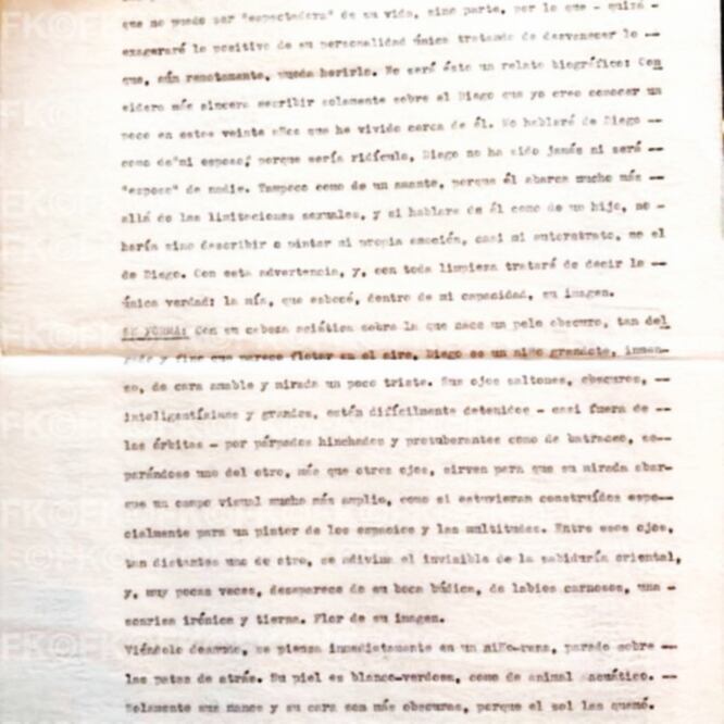 El documento de dos páginas fue subido por Mara Romeo Kahlo en la cuenta de Twitter. ESPECIAL TWITTER