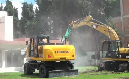 Inicia demolición de la Casa de Gobierno de Hidalgo; construirán oficinas de atención a personas vulnerables