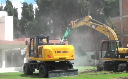 Inicia demolición de la Casa de Gobierno de Hidalgo; construirán oficinas de atención a personas vulnerables