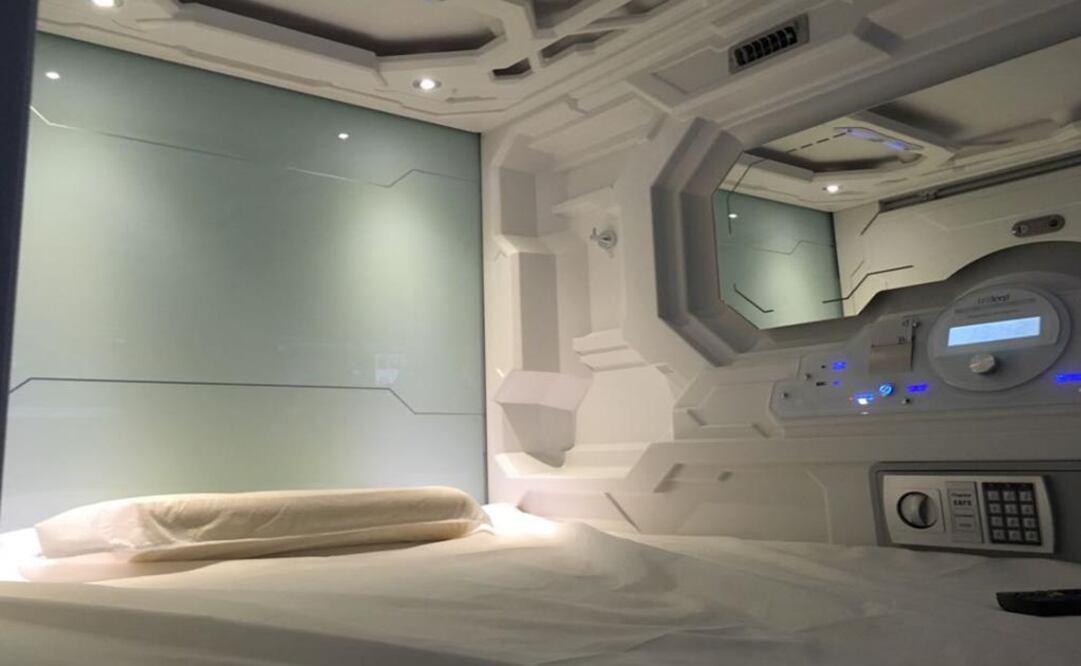 Abre hotel de renta de cápsulas en el aeropuerto de la CDMX
