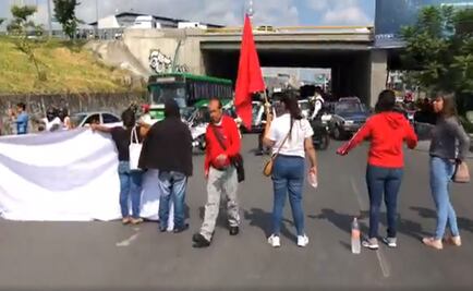 Jóvenes protestan y bloquean autopista de Cuernavaca-Morelos