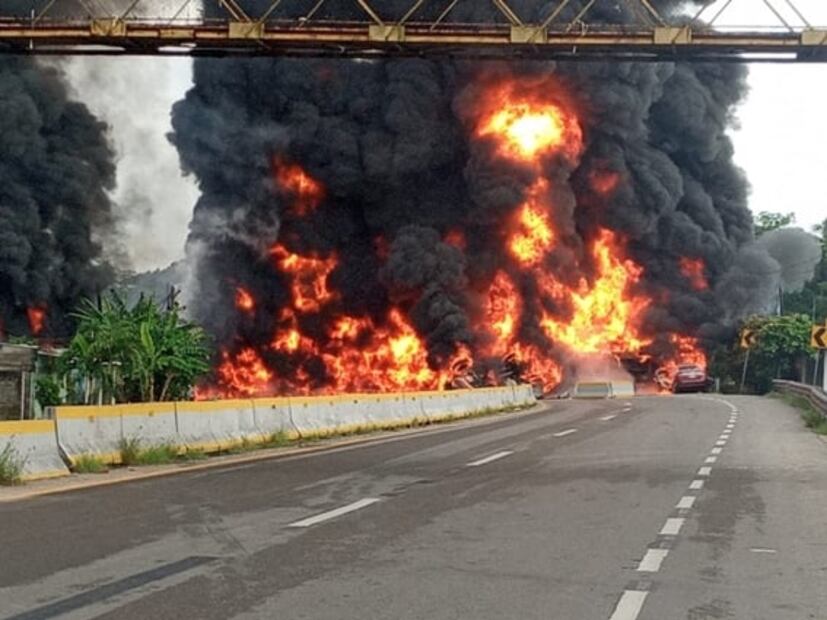 Explota pipa en Paraíso, Tabasco; hay 4 muertos