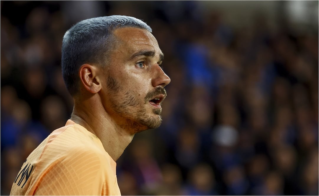 Antoine Griezmann en la derrota del Atlético en Champions contra el Brujas de Bélgica / Foto: EFE