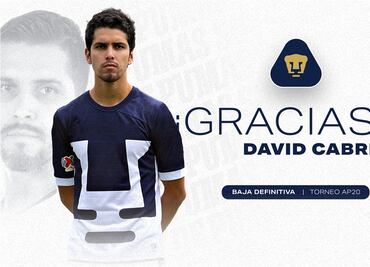 David Cabrera, una baja más de los Pumas