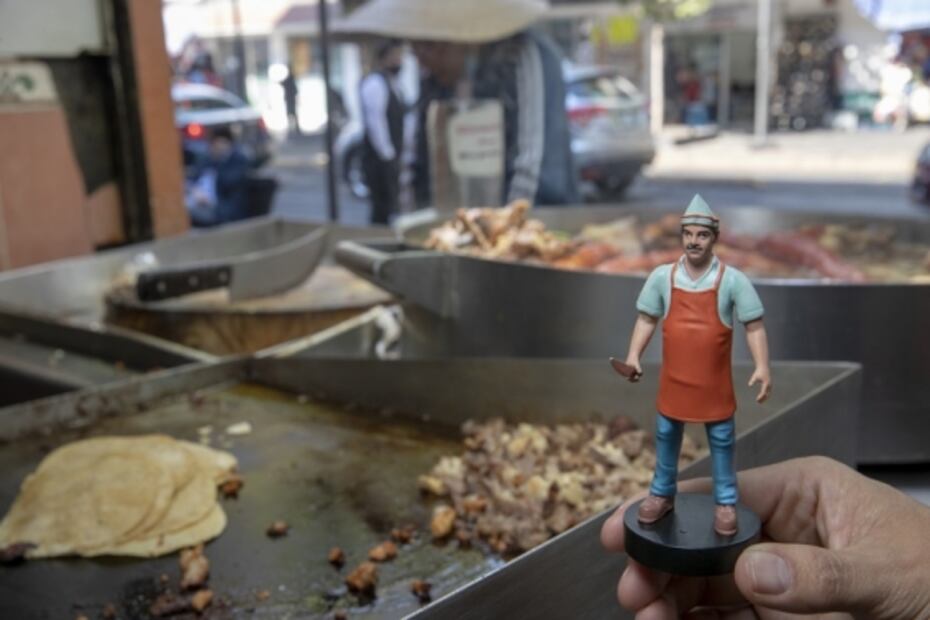 Amantes de los taquitos al pastor: el taquero está inmortalizado en un muñeco coleccionable
