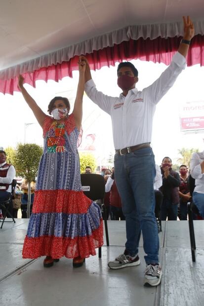 Brugada y Cerqueda se reúnen en límite de Iztapalapa con Neza