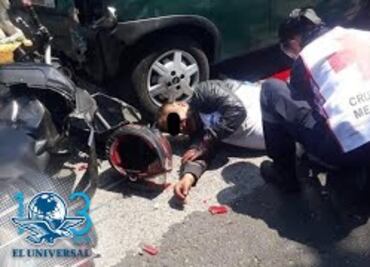 Roban 150 mil pesos, en su huida chocan y son detenidos