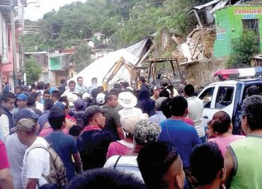 Daños severos dejan lluvias en 3 estados