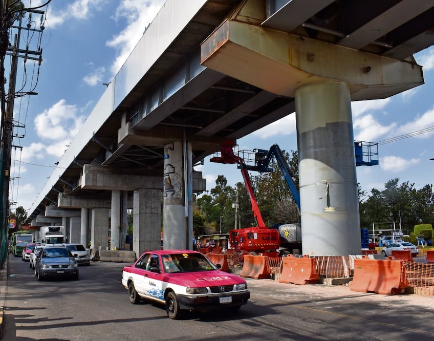 El 29 de diciembre concluyó la obra civil del reforzamiento de toda la estructura, informó el jefe de Gobierno, Martí Batres. Foto: Abril Angulo | El Universal