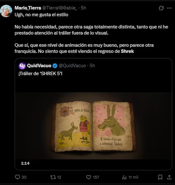 Fans critican cambios en Shrek 5 y ausencia de Alfonso Obregón. Foto: Captura de pantalla