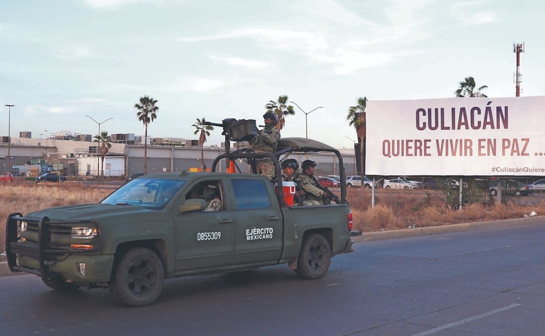 En Culiacán, Sinaloa, se rompieron todos los récords de delitos cometidos con armas de fuego y explosivos en 2025. Foto: Archivo/ EL UNIVERSAL