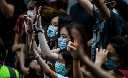 Protests flare up in Hong Kong as first arrests made under new security law