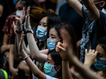 Protests flare up in Hong Kong as first arrests made under new security law