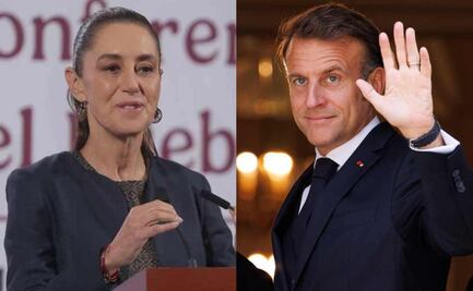 "Gracias, Presidenta. Hasta pronto en París", dice Macron a Sheinbaum tras su visita a México; la invita a Francia para 2026