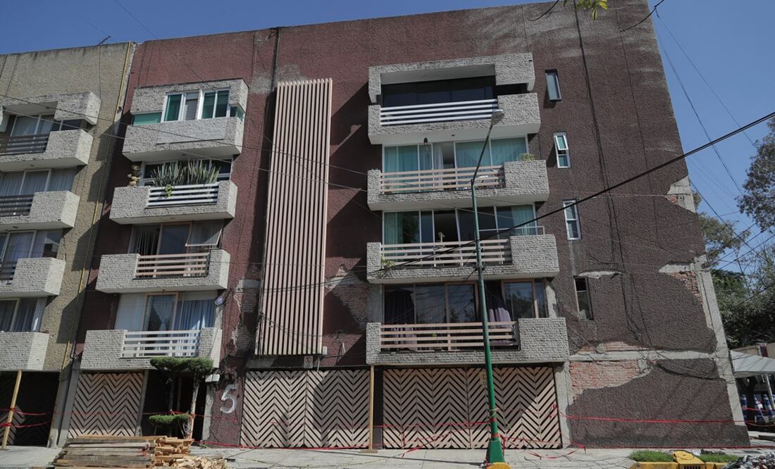 Daños en inmueble de Tlalpan por el sismo del 19 de septiembre pasado. (Foto: Archivo/El Universal)
