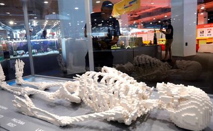 "Gigantes" hechos con Lego invaden Zagreb