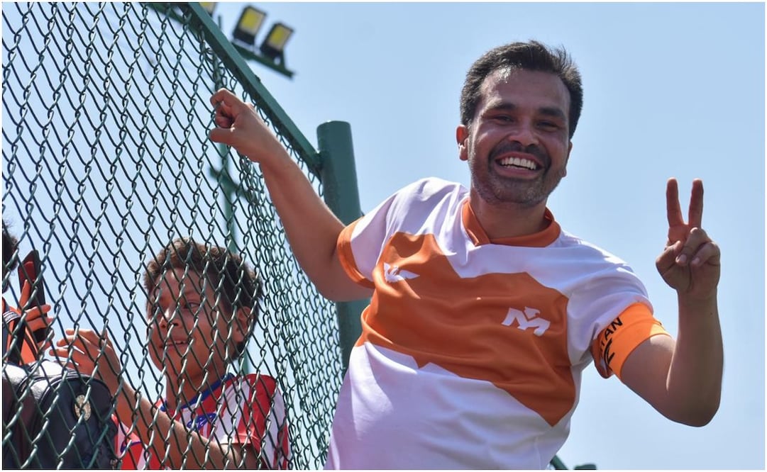 Jorge Álvarez Máynez en el barrio de Tepito. Foto: Eduardo Castañeda/EL UNIVERSAL