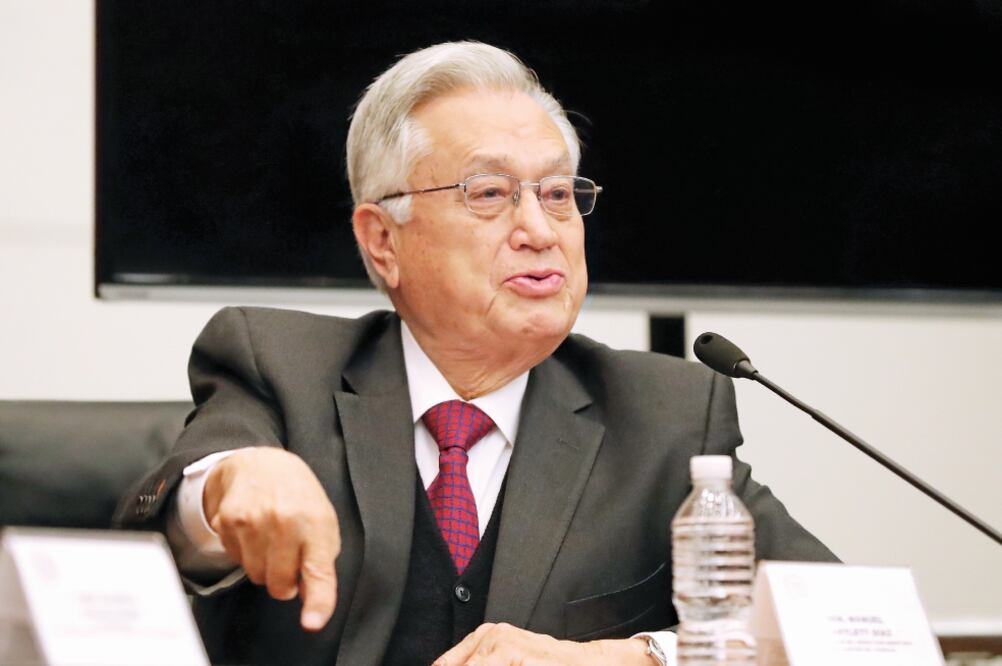 Manuel Bartlett, coordinador del PT en la Cámara Alta (ARCHIVO. EL UNIVERSAL)