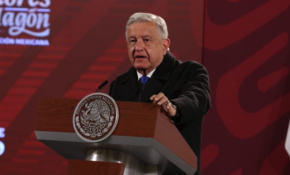 “Yo entiendo la situación de los familiares” pero desde luego también andan sus zopiloteando nuestros adversarios”, dijo López Obrador. Foto: Carlos Mejía