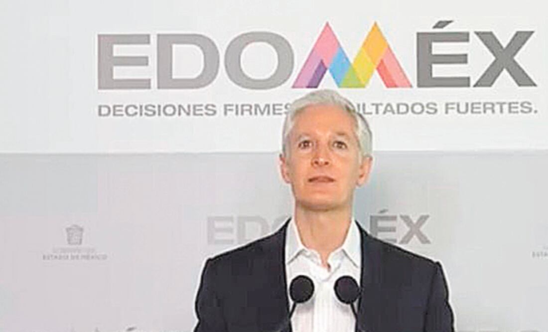 En un videomensaje, Alfredo del Mazo pidió hacer el mayor esfuerzo posible por permanecer en casa para frenar contagios. Foto: ESPECIAL