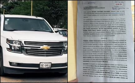 Denuncian a coordinador de campaña de Rocío Nahle por uso de vehículo oficial