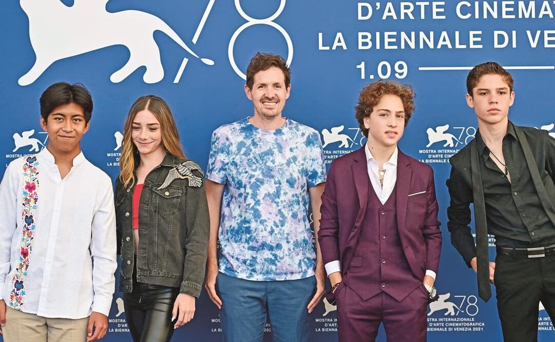 Yubah Ortega, Valeria Lamm Williams, Joaquín del Paso, Santiago Barajas y Lucciano Kurti. Foto: Miguel Medina. AFP