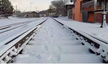 Prevén esta noche caída de nieve en tres estados del país