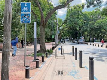 Amanecen sin monopatines La Cibeles y el Parque México