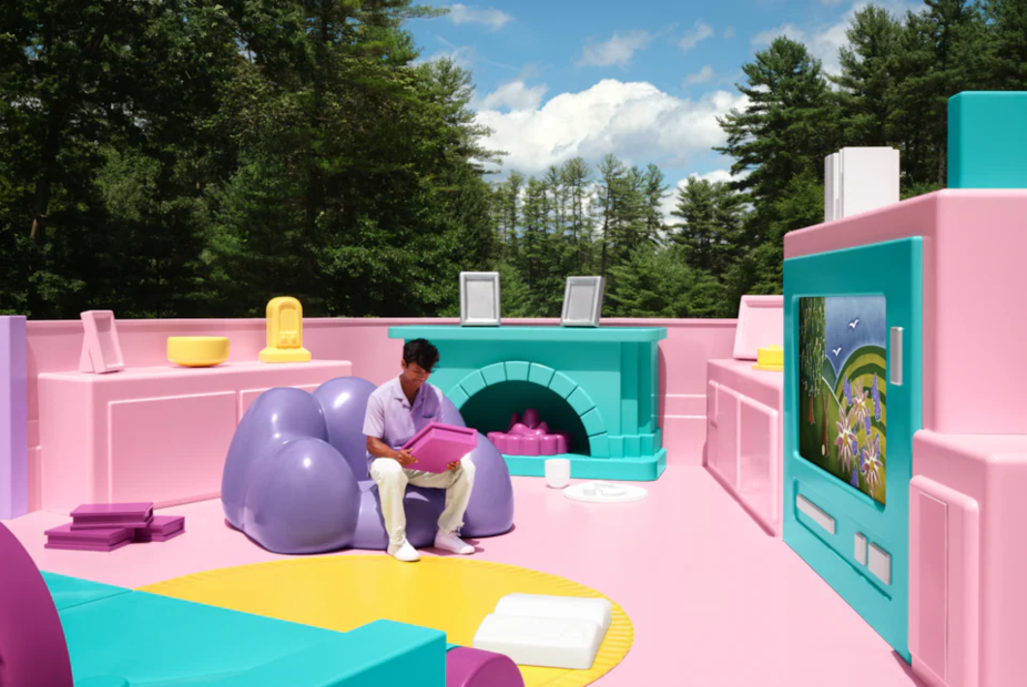 Casa de Polly Pocket. Foto: Airbnb / Mattel
