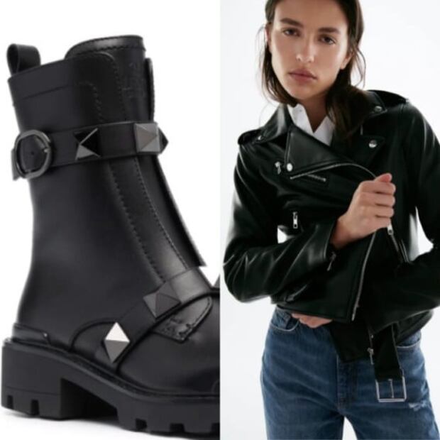 Mariana Rodríguez te enseña cómo lucir una cazadora de piel con botas 