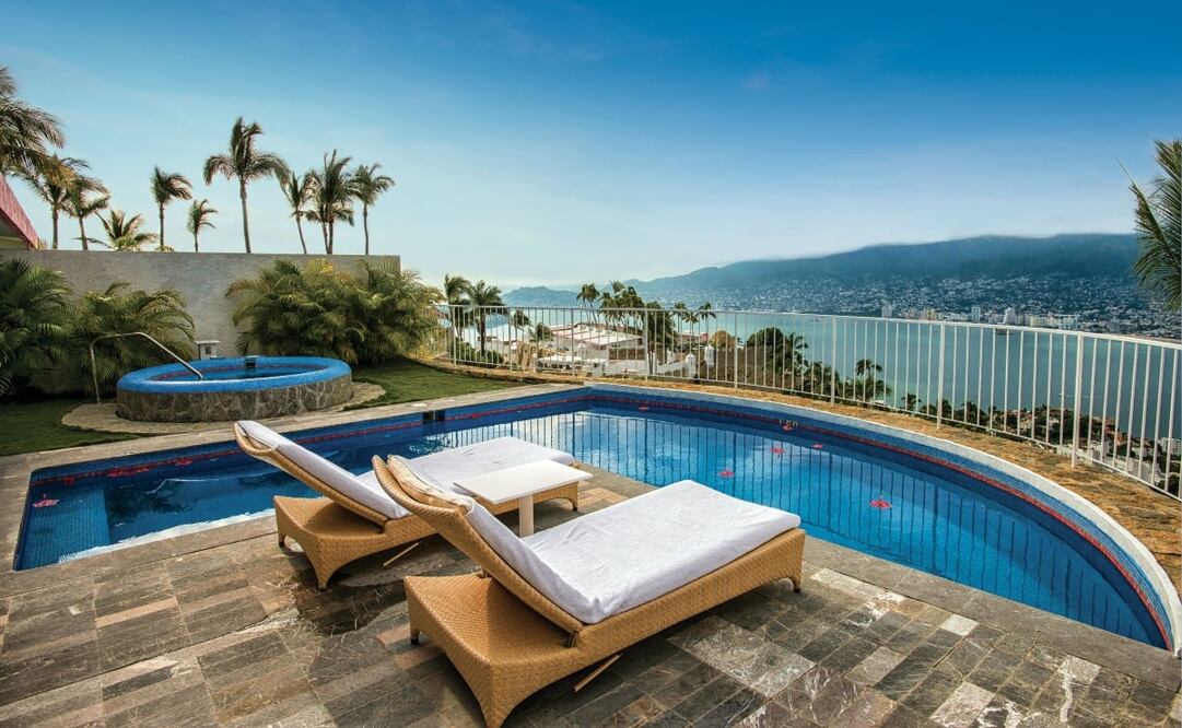 Las habitaciones de Las Brisas Acapulco tienen alberca semiprivada o privada. Foto: Cortesía