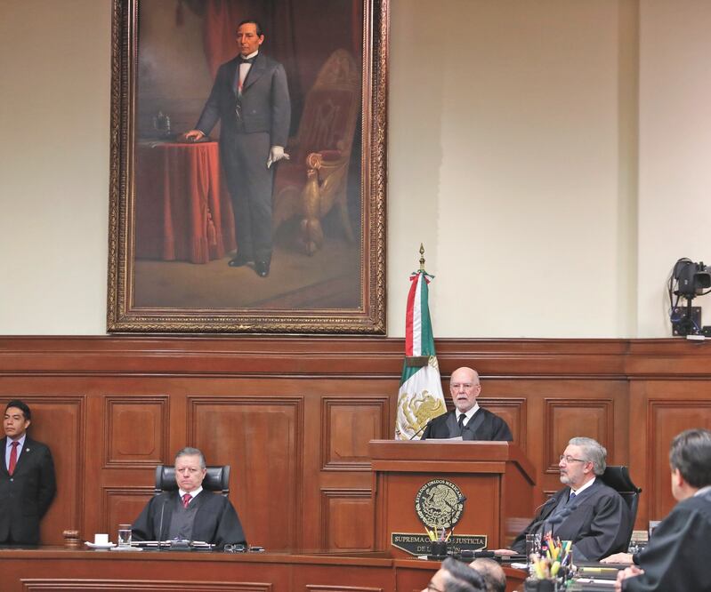 La Suprema Corte de Justicia de la Nación analizará mañana la reforma a la Constitución del estado. Foto: ARCHIVO EL UNIVERSAL