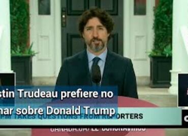 Los 21 segundos de silencio de Trudeau por pregunta sobre protestas en EU