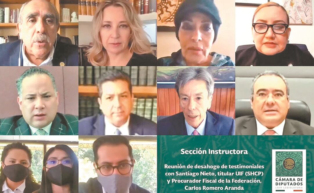 De forma virtual, ayer se realizó la primera audiencia en el caso Francisco García Cabeza de Vaca ante la Sección Instructora de San Lázaro. Foto: ESPECIAL