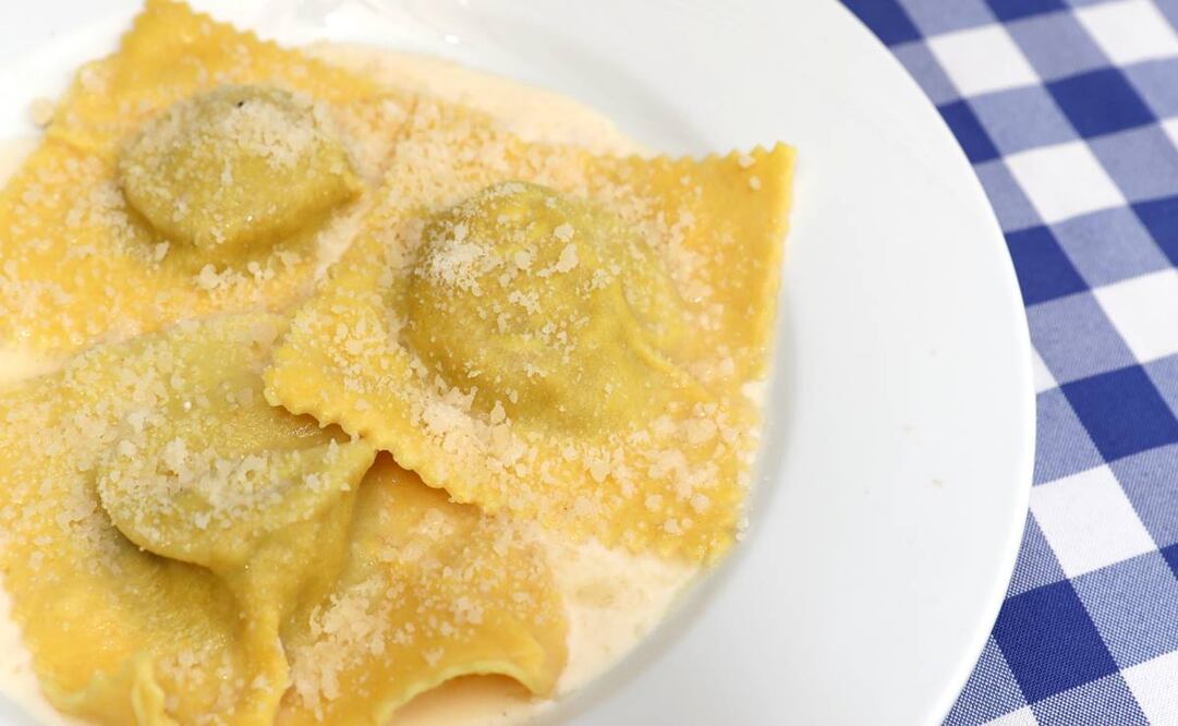 Ravioles de hongos porcini / Foto: Adriana Hernández