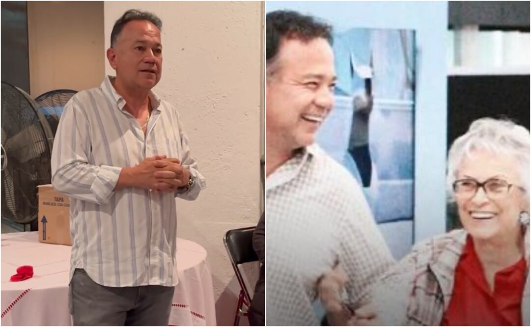 Nicandro Díaz y su madre, doña Delia, a la que siempre fue muy cercano.
Fotos: Instagram y Televisa Espectáculos