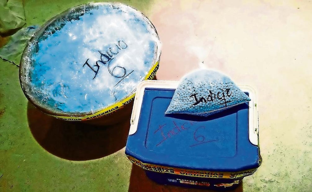 Decomiso de alrededor de 306 mil pastillas de probable fentanilo en la colonia Lomas del Valle, en Tijuana, Baja California, en 2023. Foto: Especial