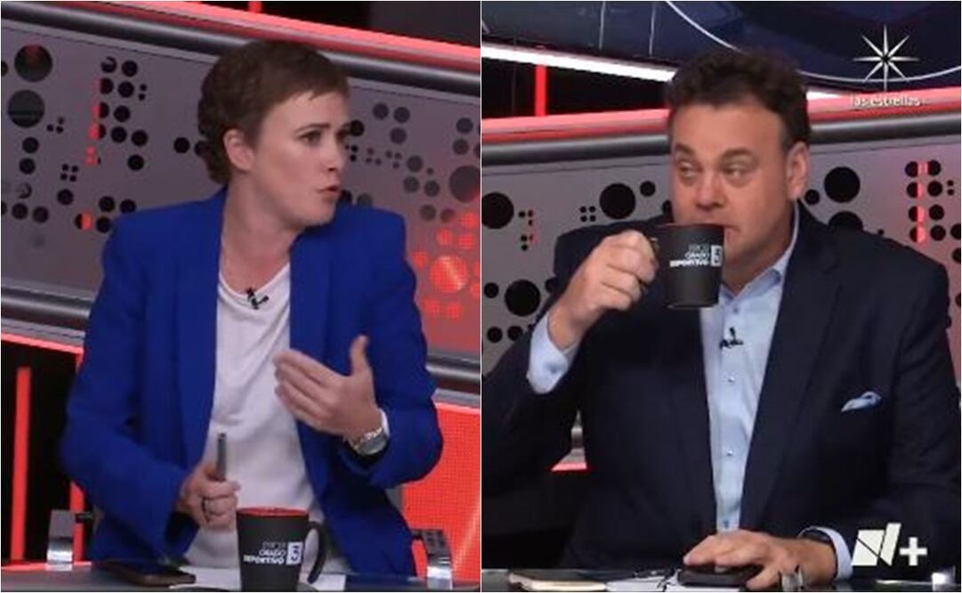 Marion Reimers se enfrascó en una pequeña discusión con David Faitelson. FOTO: ESPECIAL